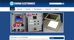 Desktop Screenshot of chiragelectronics.net